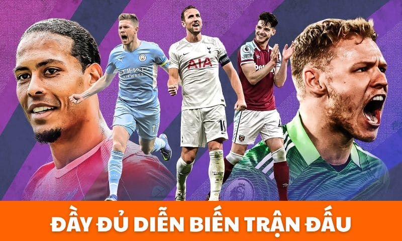 Đầy đủ diễn biến trận đấu