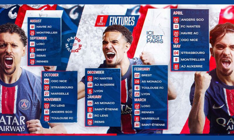 lịch thi đấu ligue 1